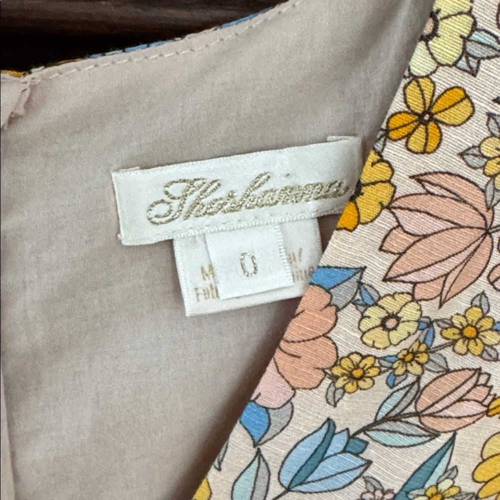 SHOSHANNA Floral V-Neck Midi Dress, 0 - Picture 2 of 12